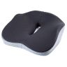 Ergonomiczne siedzisko z pianki memory czarno-białe