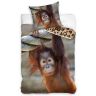 Bavlněné renforcé ložní povlečení OPICE ORANGUTAN