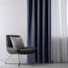 Zatěmňovací závěs blackout RESTILO indigo 140 x 245 cm