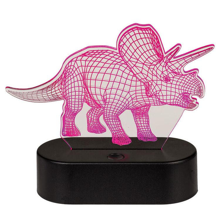 Dětská lampička 3D TRICERATOPS (obrázek 5)