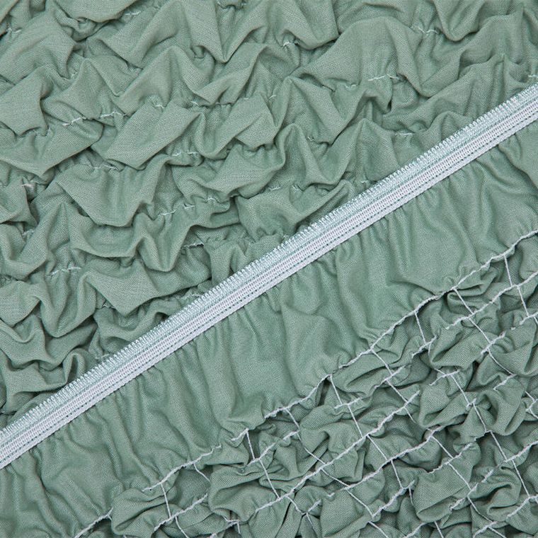 Bielastické potahy FUCO biobavlna mátové dvojkřeslo (š. 120 - 160 cm) (obrázek 6)